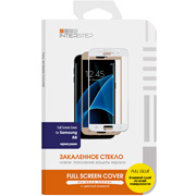 Изображение товара Защитное стекло InterStep для Samsung Galaxy A8 черная рамка