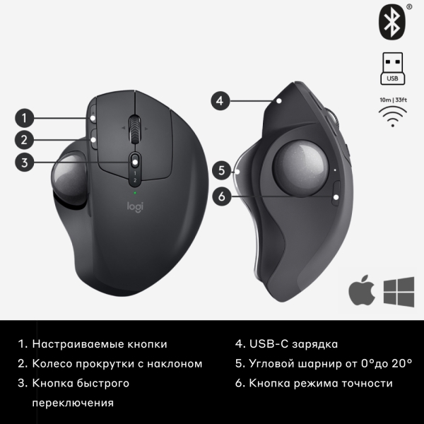 Мышь беспроводная Logitech купить в интернет-магазине Мвидео в Москве, Спб — Беспроводные мыши