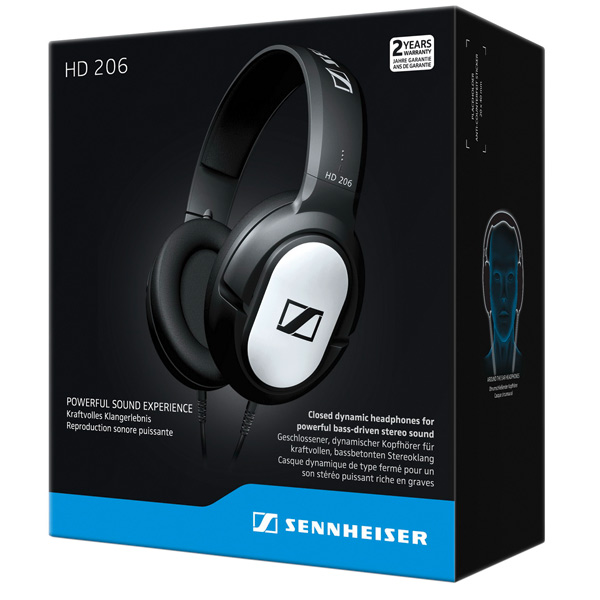 Headphone sennheiser hd 206 sale