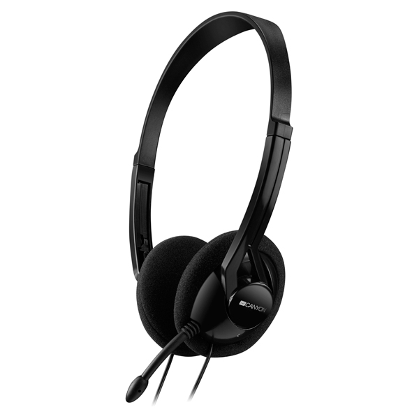 Компьютерная гарнитура Canyon CNE-CHS01B черный