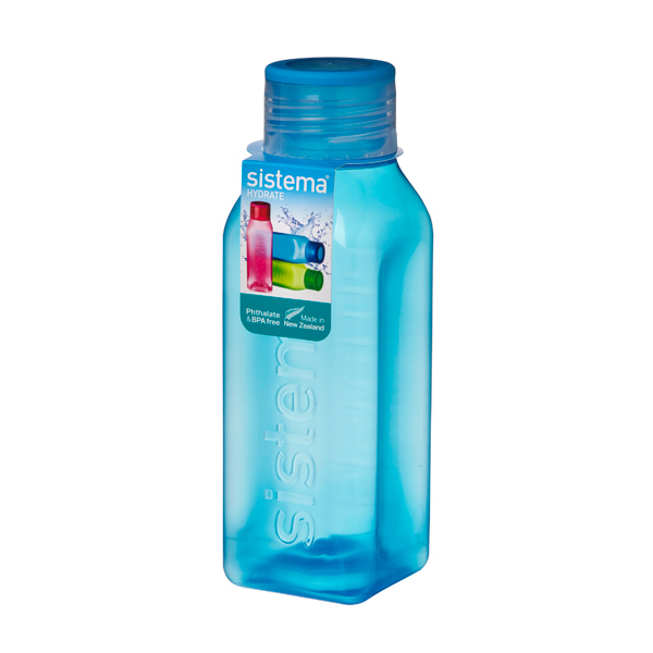 фото Бутылка для воды sistema hydrate square bottle 475мл blue (870)