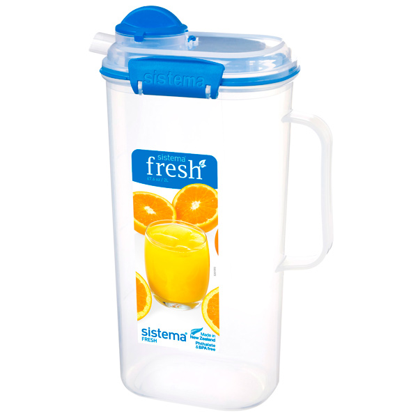 Контейнер для продуктов Sistema Juice Jug Fresh 2л Marine Blue (921420)
