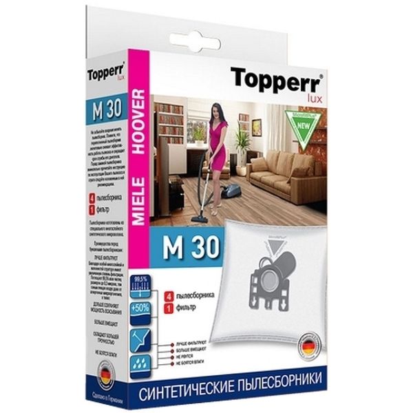 фото Фильтр для пылесоса topperr m30 (4шт+фильтр)