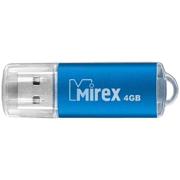 Купить Флеш-диск Mirex 4GB Unit Blue в каталоге интернет магазина М.Видео по выгодной цене с доставкой, отзывы, фотографии - Москва
