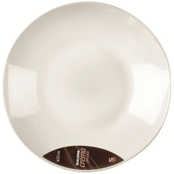 Изображение товара Тарелка Tescoma CREMA ГЛУБОКАЯ 22 СМ 387030