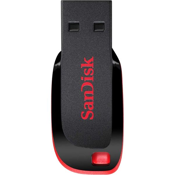 Изображение товара Флеш-диск SanDisk CZ50 Cruzer Blade 64GB USB2.0 Black/Red