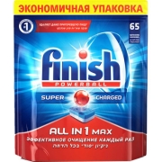 Изображение товара Моющее средство для посудомоечной машины Finish ALL IN1 MAX 65ШТ