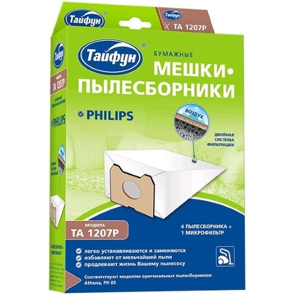 Изображение товара Фильтр для пылесоса Тайфун TA1207P (392029)