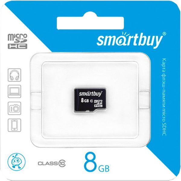Smartbuy 8GB Сlass 10 (SB8GBSDCL10-00)