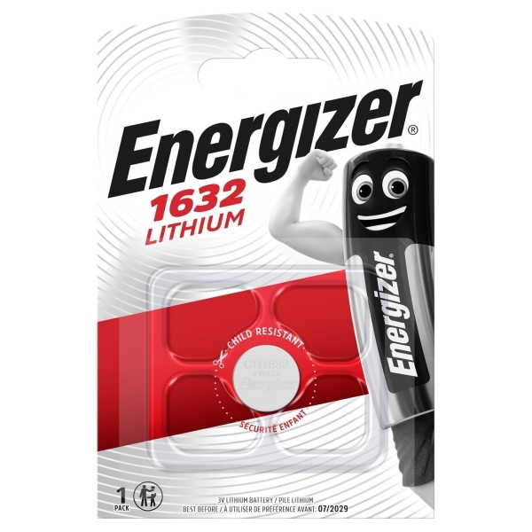 Energizer CR1632 3V Lithium 1шт.