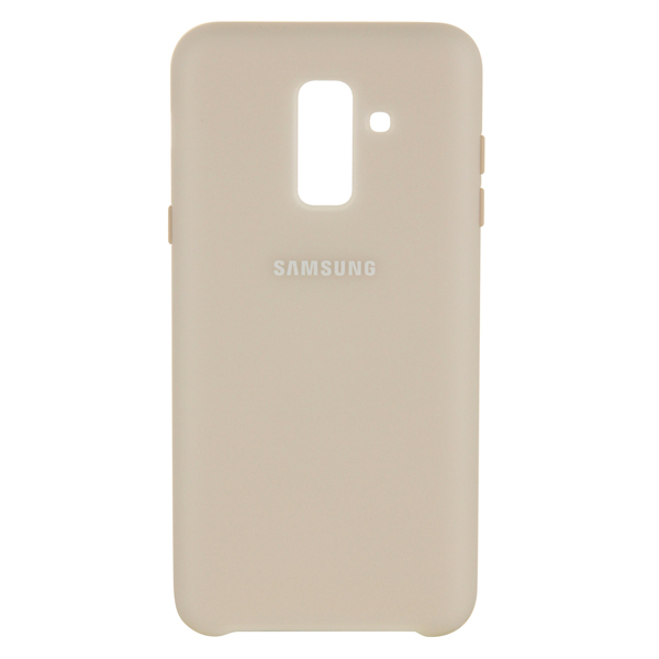 Чехол для Samsung Samsung Dual Layer Cover д/Samsung Galaxy A6+ (2018),Gold samsung ue28j4100ak
