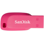 Изображение товара Флеш-диск SanDisk 64GB CZ50 Cruzer Blade USB 2.0 Pink