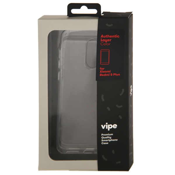 Изображение товара Чехол Vipe Color для Xiaomi Redmi 5 Plus, Transparent