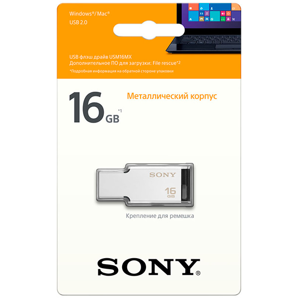 Изображение товара Флеш-диск Sony 16GB 2.0 MX (USM16MX/S)