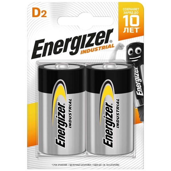 Energizer Industrial D-LR20 2шт. (E301425000)