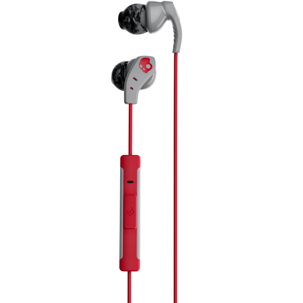 фото Спортивные наушники skullcandy method gray/red