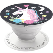 Изображение товара Кольцо-держатель для телефона Popsockets Unicorn Dreams Black (800025)
