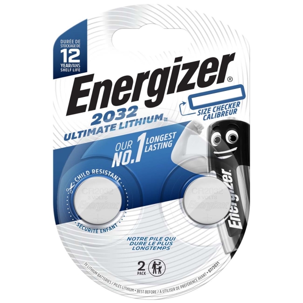 Energizer Ultimate Lithium CR2032 BP2 (E301319300)
