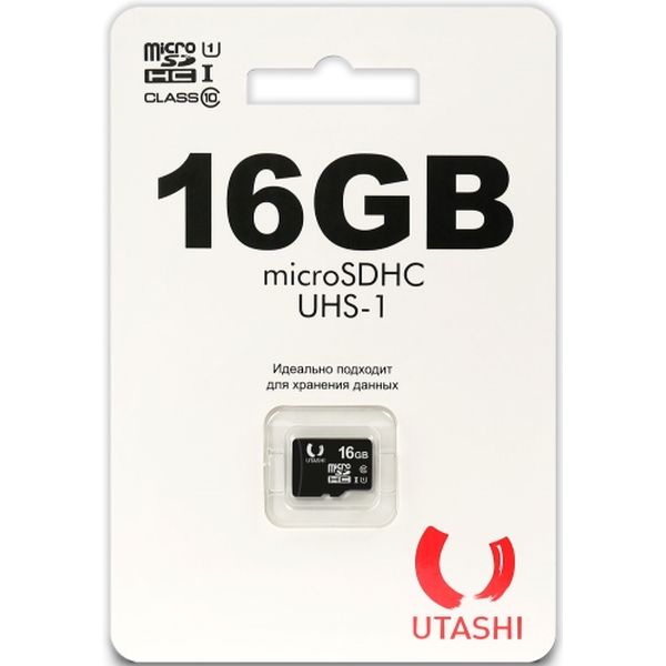 фото Карта памяти microsd utashi ut16gbsdcl10-00