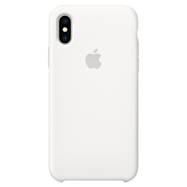 Apple iPhone XS Silicone Case White
