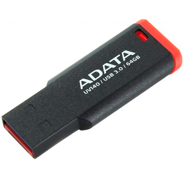 фото Флеш-диск adata 64gb uv140 black red