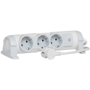 Изображение товара Удлинитель Legrand Комфорт 3x2К+З 3м бело-серый (694622)