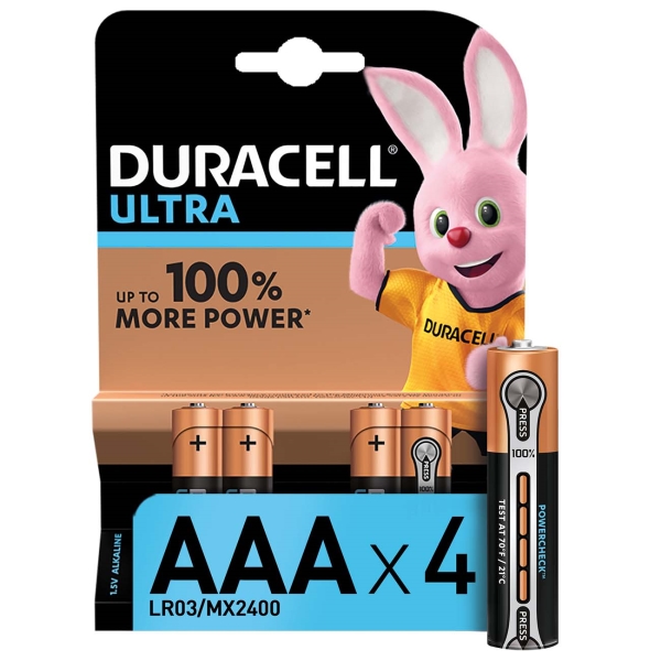 Duracell Ultra Power AАА LR03 4шт