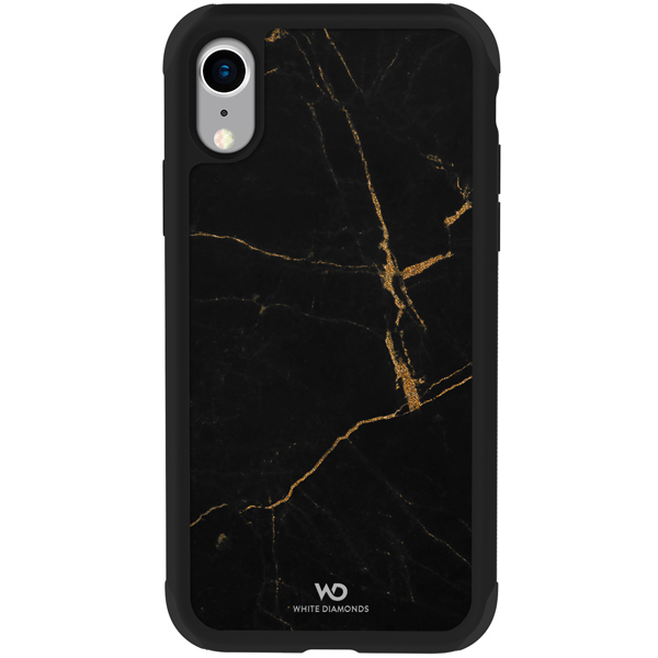 фото Чехол для iphone white diamonds tough marble case gold для iphone xr