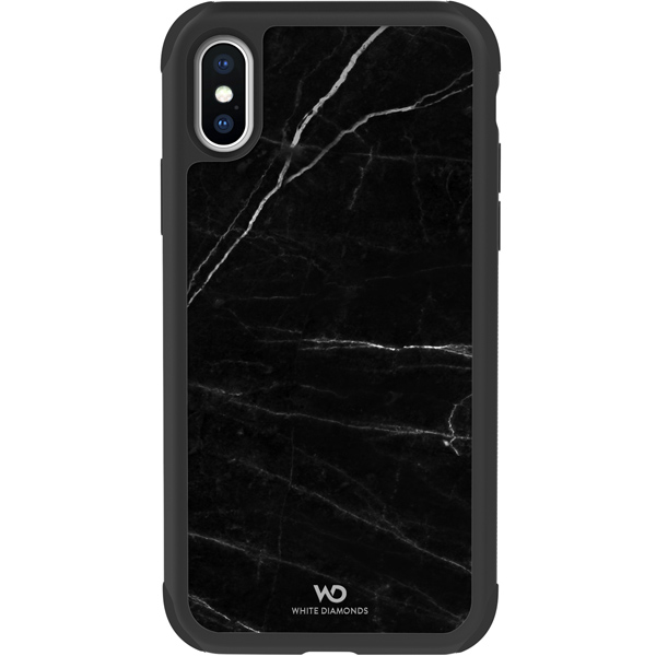 фото Чехол white diamonds tough marble case black для iphone xs