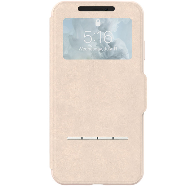 фото Чехол moshi sensecover для iphone xs max savanna beige