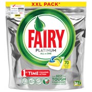 Изображение товара Капсулы для посудомоечной машины Fairy Platinum All-In-One Lemon 70 шт