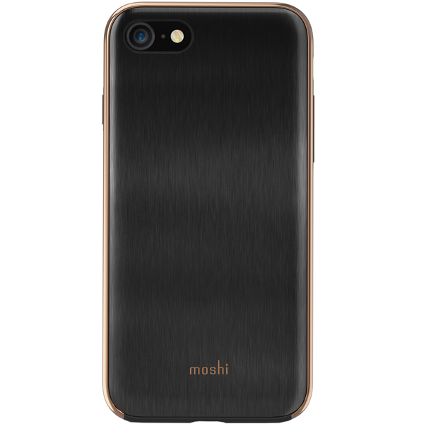 фото Чехол moshi iglaze для iphone 7/8 charcoal blaсk