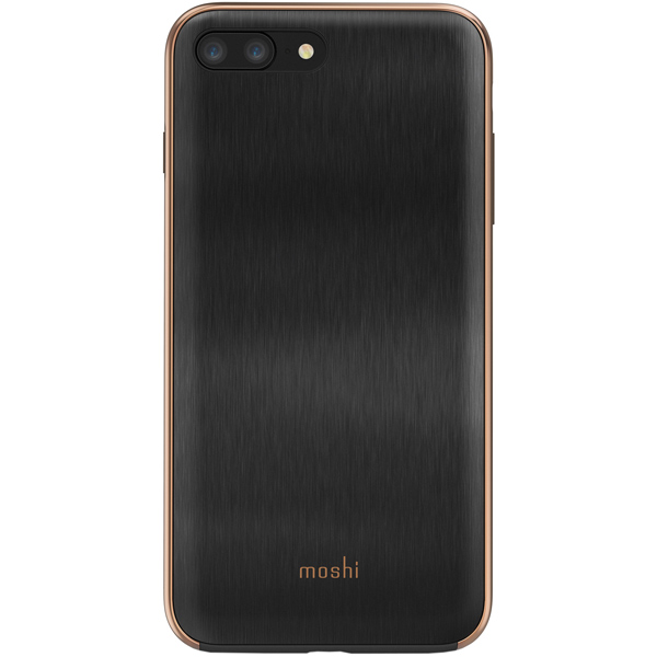 фото Чехол для iphone moshi iglaze для iphone 7 plus/8 plus charcoal black