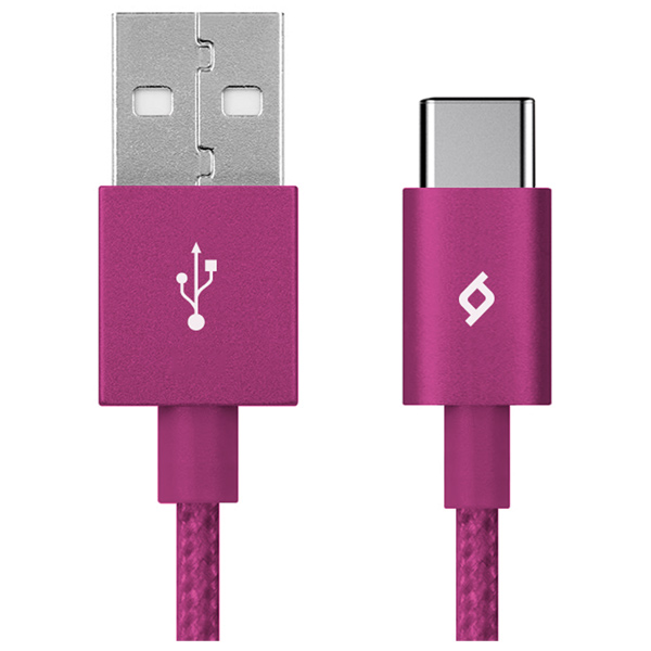 фото Кабель usb type-c ttec alumicable type-c pink (2dk18p)