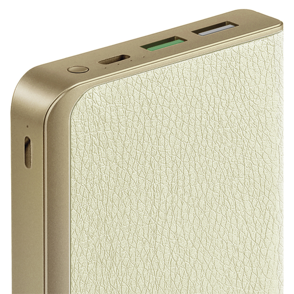 Изображение товара Внешний аккумулятор InterStep PB1218PD 12000mAh TypeC QC/PD + 8pin вход, Beige