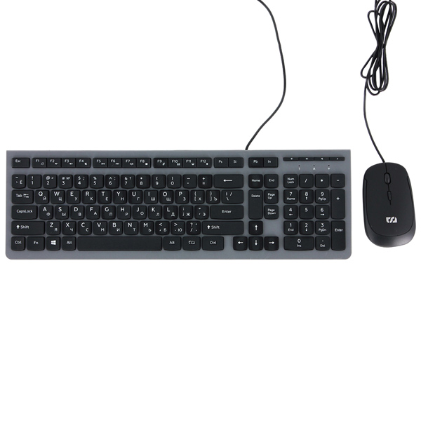 Комплект клавиатура+мышь RSQ RSQ-CBWD-003 - наличие в магазинах М.Видео
