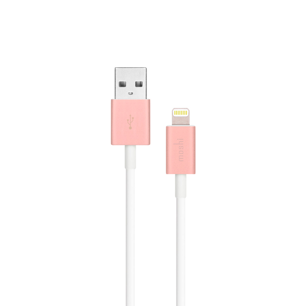 фото Кабель для ipod, iphone, ipad moshi usb with lightning 1м golden rose (99mo023251)