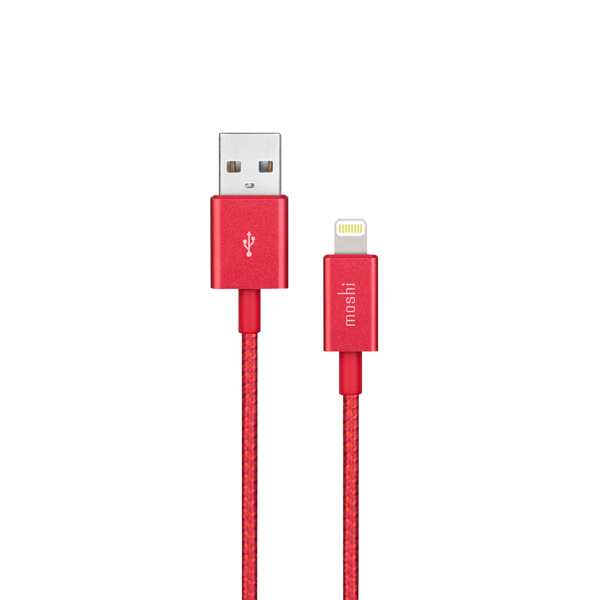 фото Кабель для ipod, iphone, ipad moshi integra lightning to usb-a crimsonred(99mo023321)