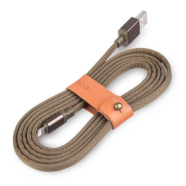 Изображение товара Кабель Rombica Link Olive USB/Lighting 1,5м (CB-LK02)