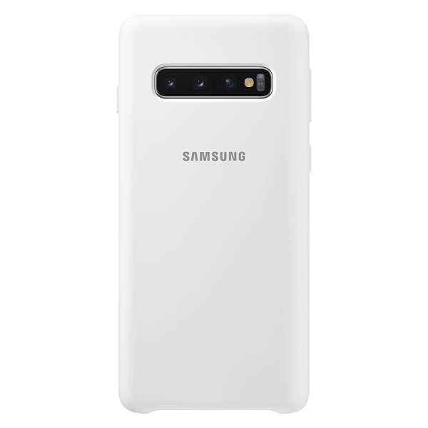 Купить Чехол Samsung Silicone Cover для Galaxy S10, White в каталоге интернет магазина М.Видео по выгодной цене с доставкой, отзывы, фотографии - Москва