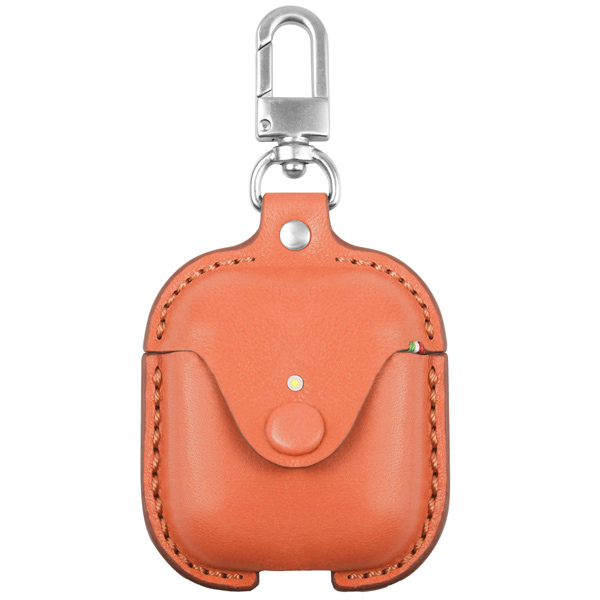 фото Аксессуар для airpods cozistyle leather case airpods orange (clcpo001)