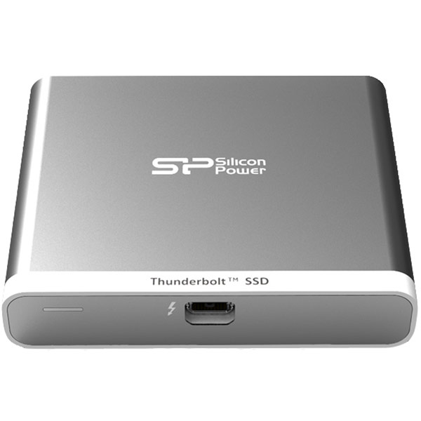 фото Внешний диск ssd silicon power 120gb t11, thunderbolt silver
