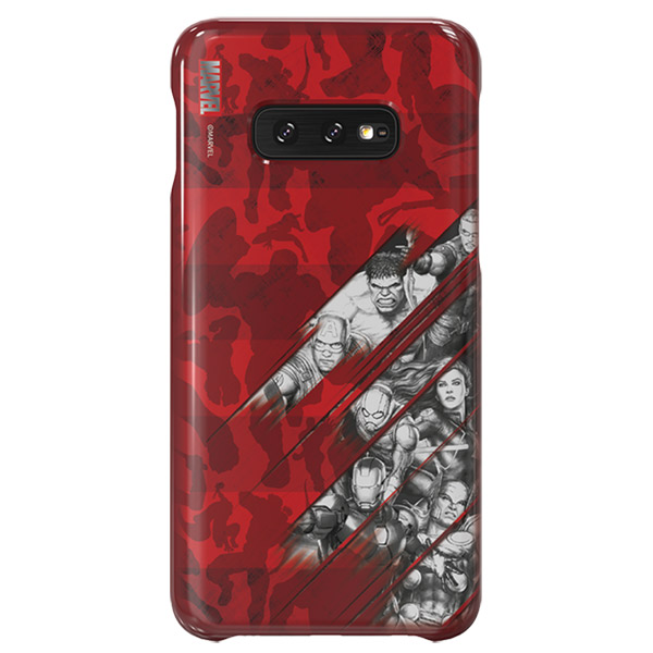 фото Чехол samsung avengers comics для galaxy s10e, red