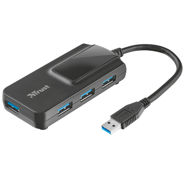 фото Разветвитель для компьютера trust oila 4 port usb 3.1 hub (21318)