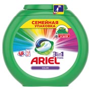 Изображение товара Жидкость для стирки Ariel 3in1 PODS 48 кап. Color
