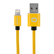 Изображение товара Кабель Qumo MFI С48 USB-Apple 8 pin 1.2м желтый