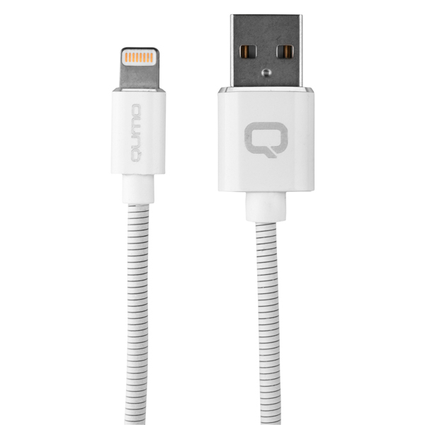 Qumo MFI С48 USB-Apple 8 pin 1.2м белый