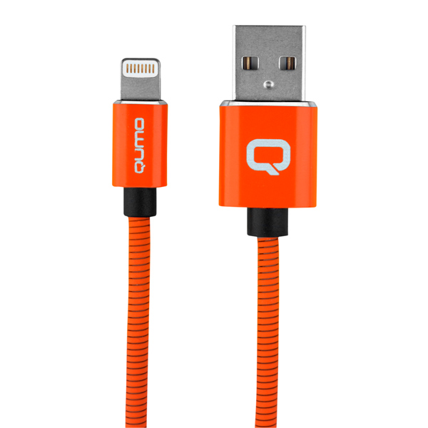 Qumo MFI С48 USB-Apple 8 pin 1.2м оранжевый