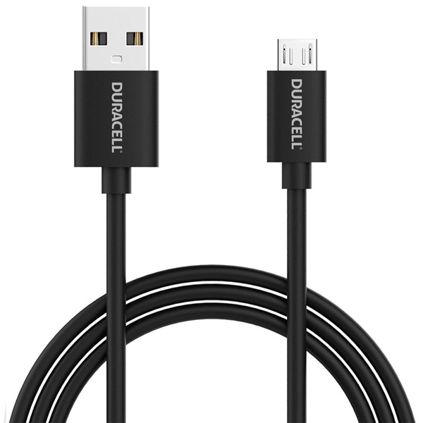 фото Кабель для смартфона duracell microusb 1м black (usb5013a-ru)