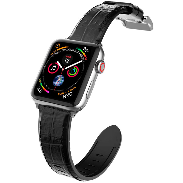 X-Doria Hybrid Leather Band Apple Watch 42mm/44mm Черный